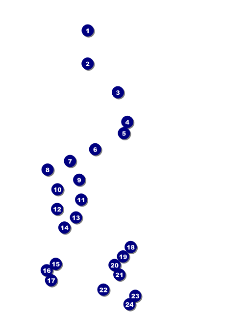 Winter Cut Paper Club Flyer Front Field Markers
