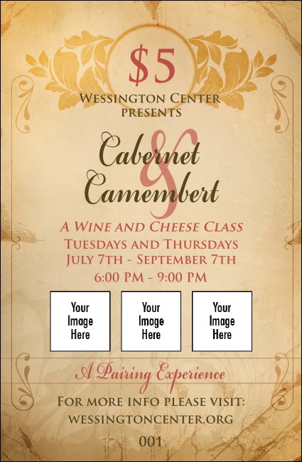 Year Parchment Paper Drink Ticket Product Front