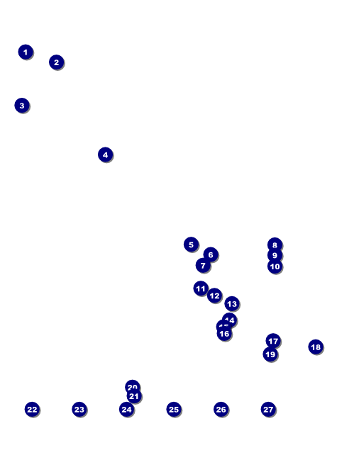Snow White Logo Flyer Front Field Markers