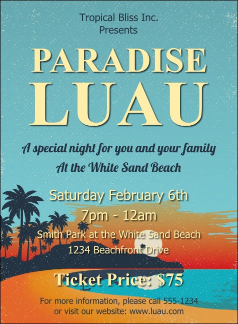 Beach Invitation Product Front