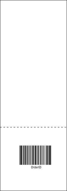 German Flag Raffle Ticket Product Back