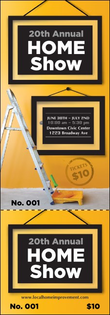 Home Makeover Event Ticket Product Front