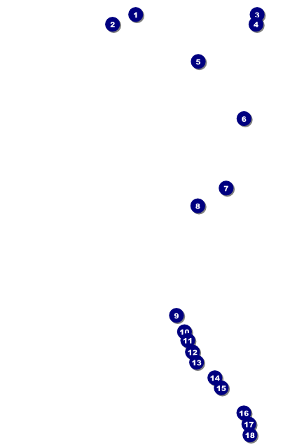 Hollywood Skyline Poster Front Field Markers