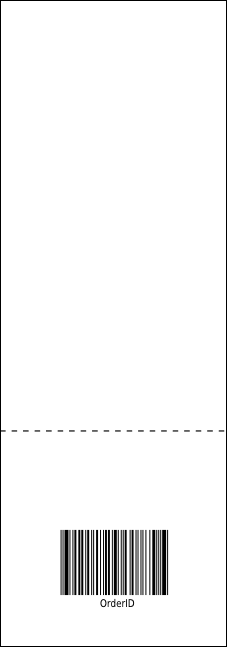 Hollywood Skyline Raffle Ticket Product Back