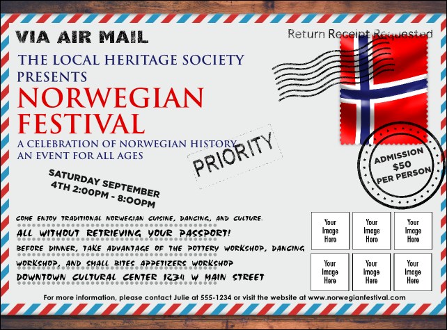 Postcard Logo Flyer Product Front
