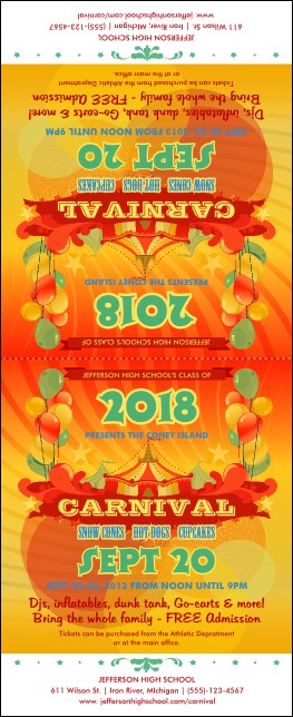 Carnival Table Tent