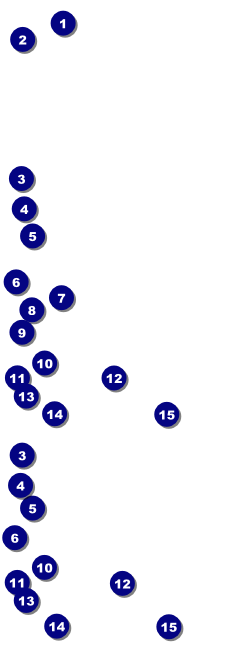 Classical Music Reserved Event Ticket Front Field Markers