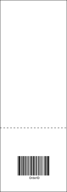 Dance Silhouette Reserved Event Ticket Product Back