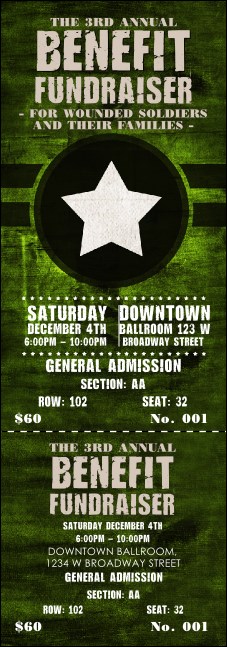 Army Reserved Event Ticket Product Front
