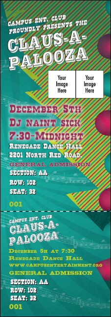 Claus-A-Palooza-Claus-A-Palooza Reserved Event Ticket Product Front