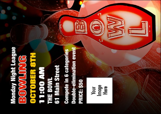Bowling Club Flyer
