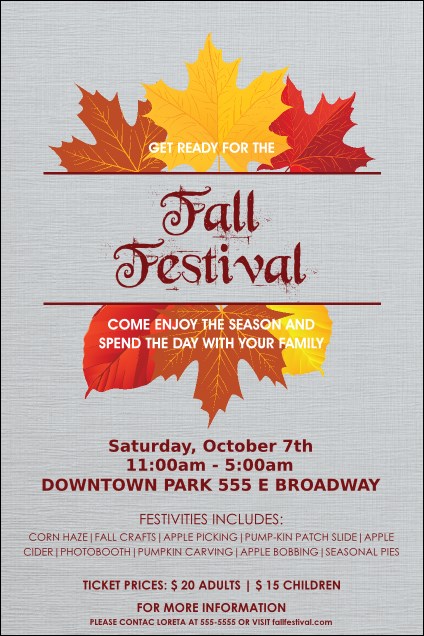 Fall Simple Poster Product Front