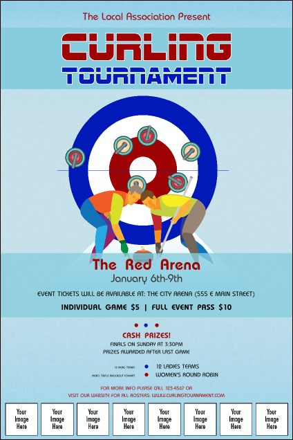 Curling Tournament Image Poster