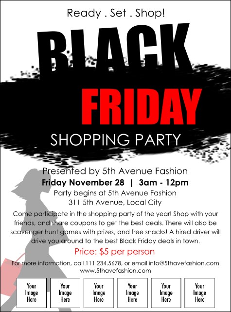 Black Friday Image Flyer Product Front