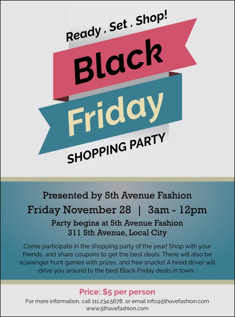 Black Friday Sale Flyer