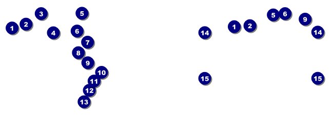 Blue and Black Event Ticket 0007 Front Field Markers