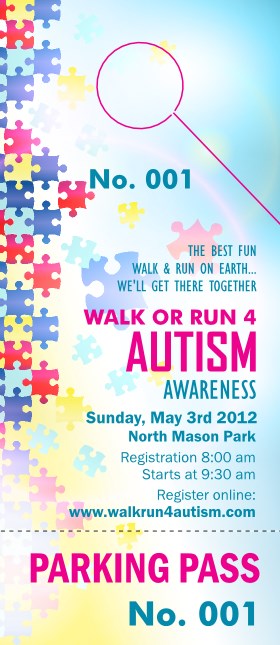 Autism Awareness Hang Tag Product Front