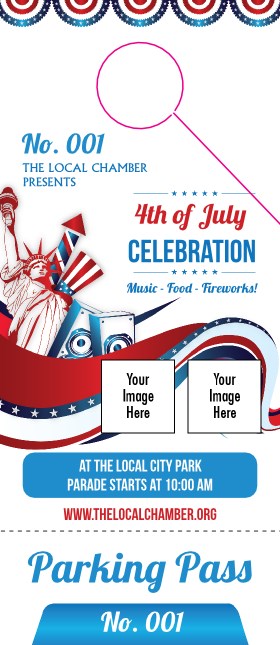 Fourth of July Freedom Hang Tag Product Front