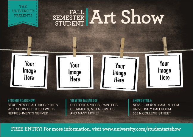 Image Upload Polaroid Postcard Mailer Product Front