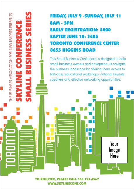 Toronto  Postcard Mailer (White) Product Front