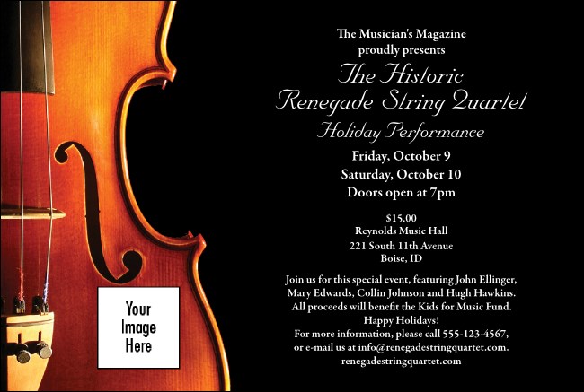 Violin Poster Product Front