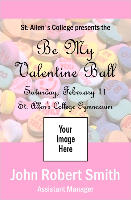 Valentine's Day VIP Event Badge Small