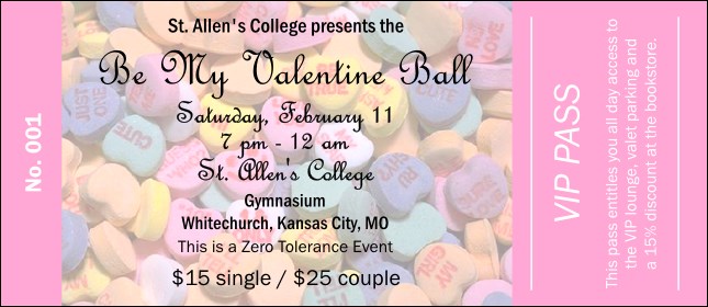 Valentine's Day VIP Pass Product Front