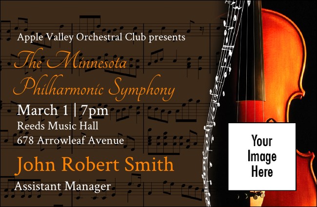 Symphony VIP Event Badge Small