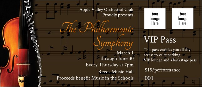 Symphony VIP Pass Product Front