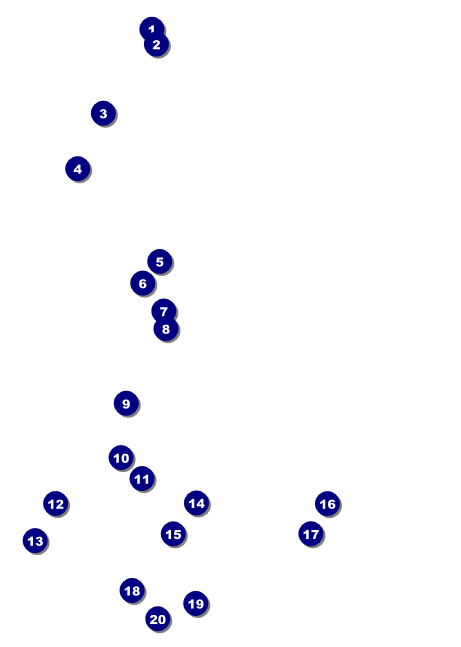 Valentine's Dinner Date  Club Flyer Front Field Markers