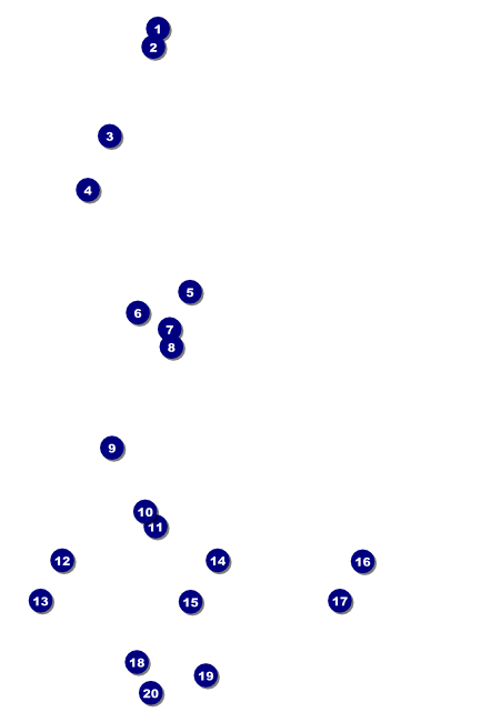 Valentine's Dinner Date  Poster Front Field Markers