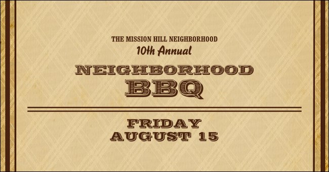 Barbeque Vintage Facebook App