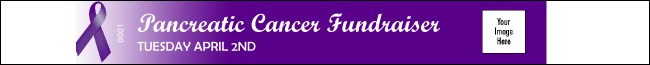 Purple Ribbon Premium Synthetic Wristband