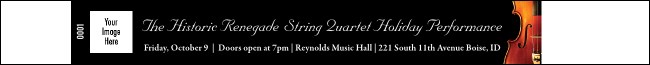 Violin Premium Synthetic Wristband Product Front