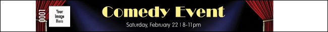 Stand Up Comedy Premium Synthetic Wristband Product Front