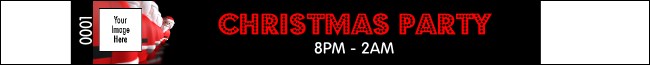 Santa Line-Up Premium Synthetic Wristband