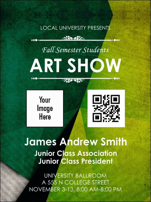 Abstract Economy Event Badge Product Front