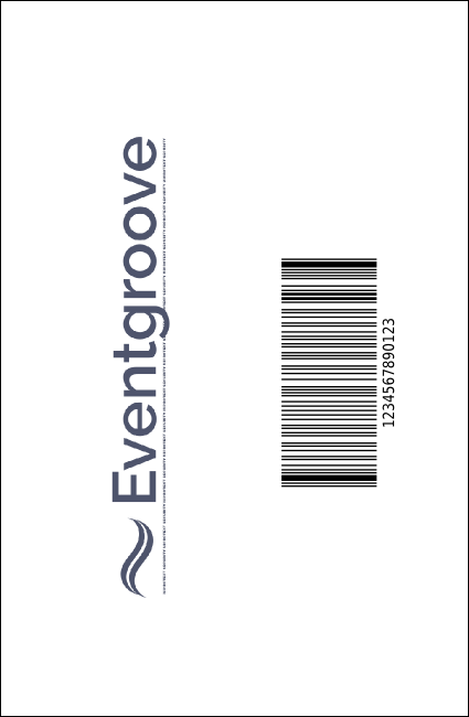 Abstract VIP Event Badge Small Product Back