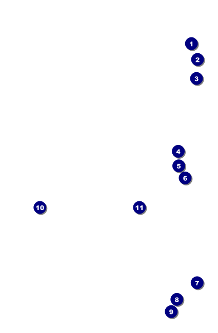 Baseball VIP Event Badge Small Front Field Markers