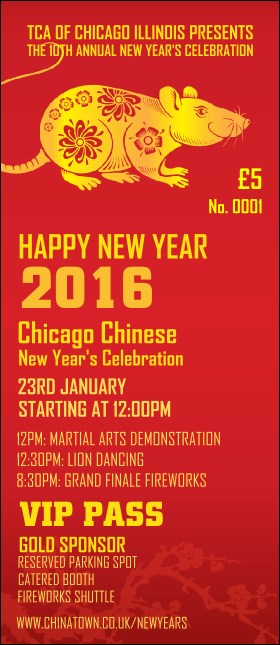 Chinese New Year Rat VIP Pass