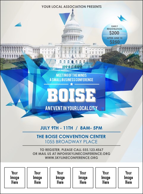 Boise Logo Flyer Product Front