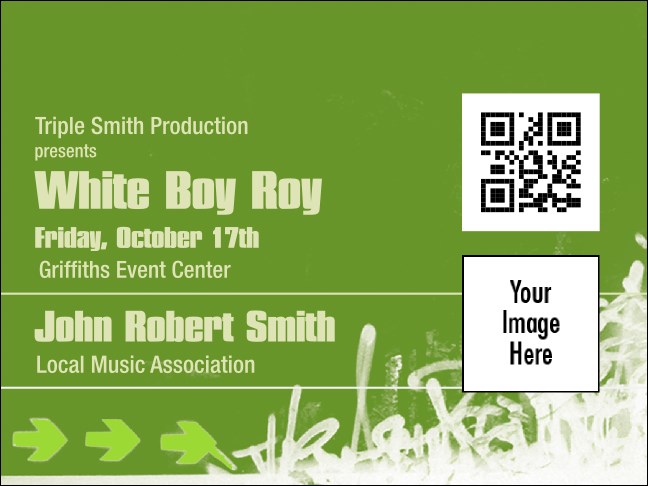 Hip Hop Green Economy Event Badge Product Front