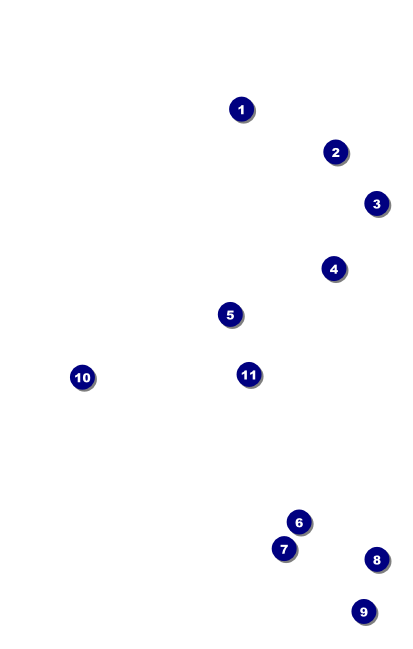 Holiday Snowflake VIP Event Badge Medium Front Field Markers