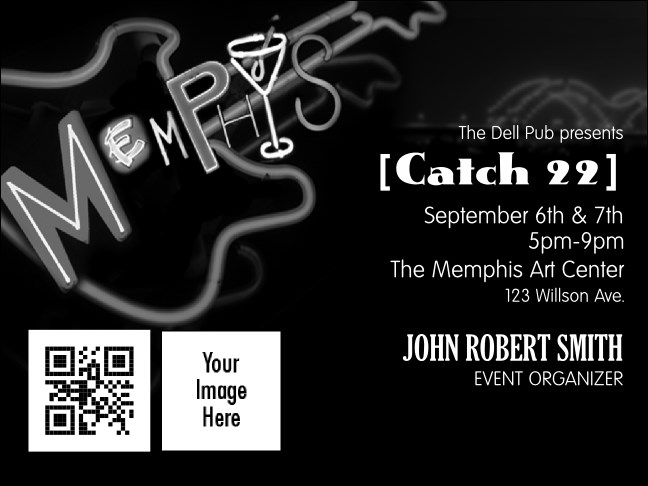 Memphis BW Economy Event Badge Product Front