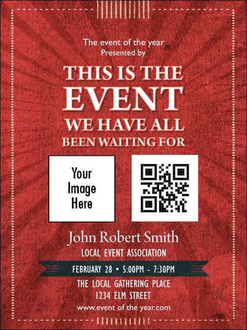 Retro Sunburst Economy Event Badge Product Front