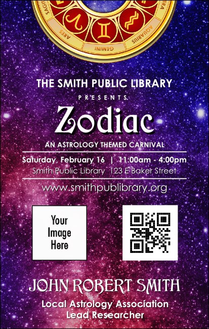 Astrology VIP Event Badge Medium Product Front