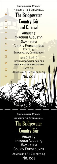 Connecticut Event Ticket Product Front