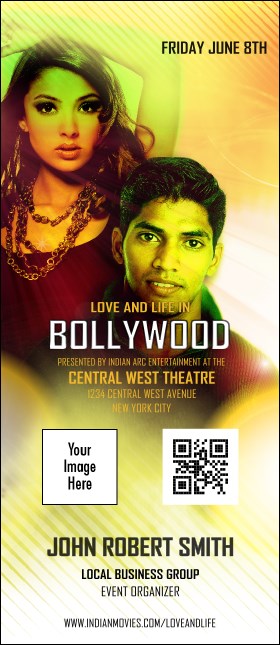 Bollywood VIP Event Badge Large