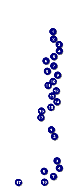 Wisconsin General Admission Ticket Front Field Markers