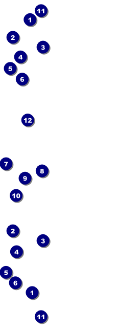 Sports Ticket 002 Purple & Yellow Front Field Markers